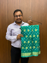 KcPc New Latest Silk Bandhani Dupatta with Handmade Work
