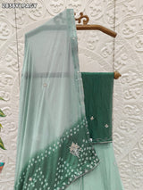 By Bandhani Lehenga With Traditional Wear