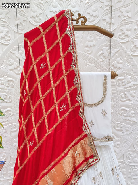 By Jaipuri Lehenga With Traditional Wear