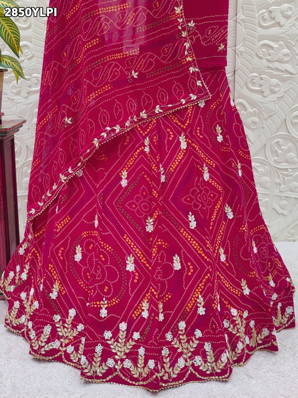 By Jaipuri Chunri Lehenga With Traditional Wear
