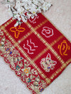 KcPc NewRajasthani Gaji Silk Ghatchola Bandhani Style Zardoji Work ChunriMNL
