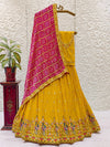 By Haldi Special Lehenga With Traditional Wear