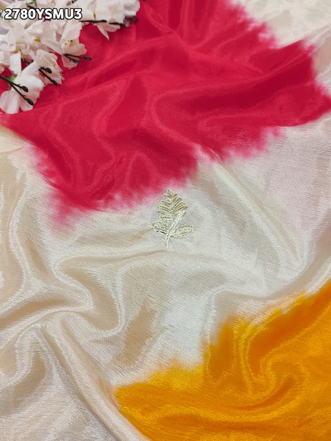 KcPc New Exclusive Party Wear Tie & Dye Saree with Gota Patti Border SWA
