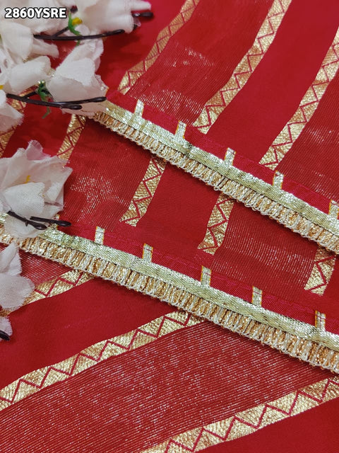KcPc New Classic Banarasi Style Saree Visco Silk & Tissu Handloom Work SWA