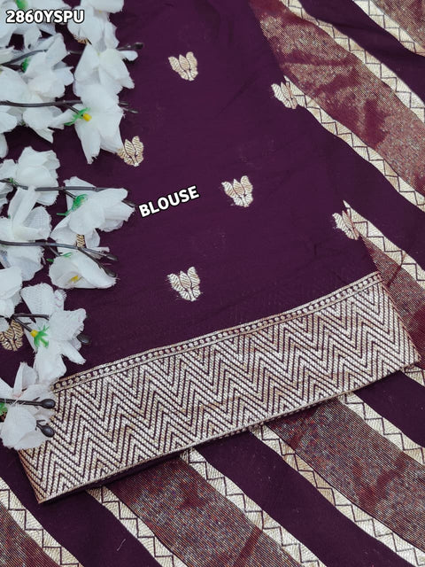 KcPc New Elegant Festive Banarasi Saree with Rich Tissu Detailing SWA
