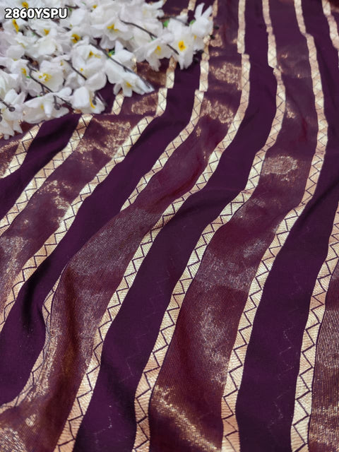 KcPc New Elegant Festive Banarasi Saree with Rich Tissu Detailing SWA