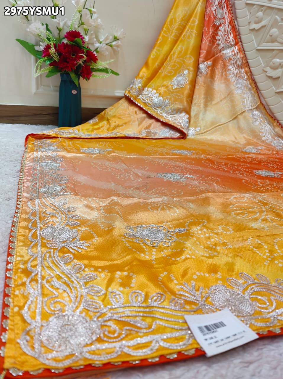 By Digi Bandhani Saree With Festive Wear