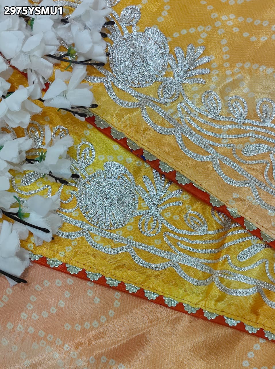 By Digi Bandhani Saree With Festive Wear