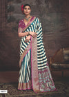 By Ajrakh Saree With Causal Wear