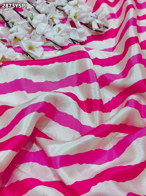 KcPc New Bandhani Print Saree with Gota Patti on Crepe Silk GAN