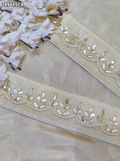 KcPc New Premium Upada Silk Saree Rich Traditional Style with Gotapatti Detailing  RG