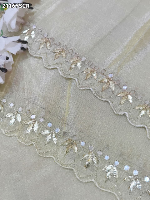 KcPc New Traditional Upada Silk Saree with Elegant Gotapatti Work ANT