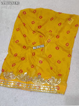 By Bandhani Lehenga With Traditional Wear