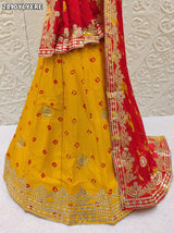 By Bandhani Lehenga With Traditional Wear