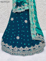 By Bandhani Lehenga With Traditional Wear