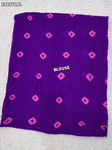 By Shibori Bhandej Lehenga With Traditional wear
