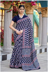 By Bhagalpuri Saree With Casual Wear