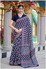 By Bhagalpuri Saree With Casual Wear