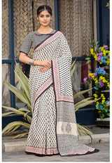 By Bhagalpuri Saree With Casual Wear