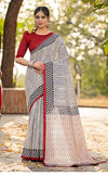 By Bhagalpuri Saree With Casual Wear