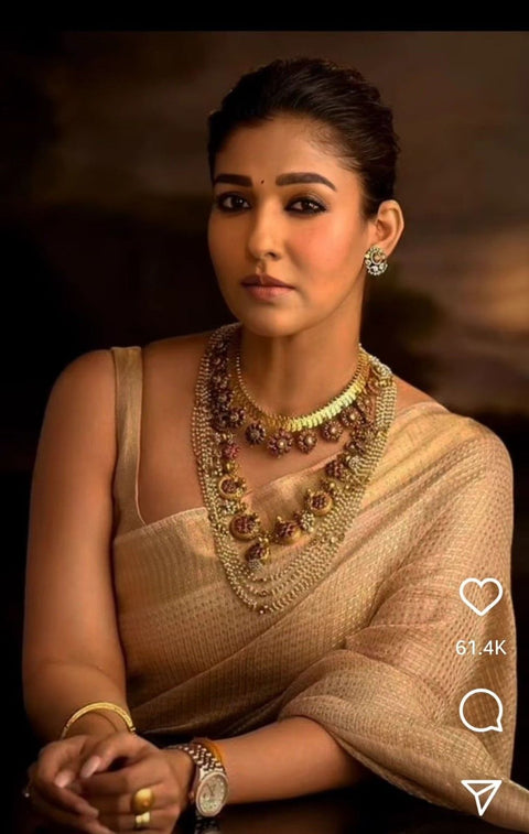KcPc New Bollywood Banarasi Saree in Tissue Silk Inspired by Nayanthara  NDA