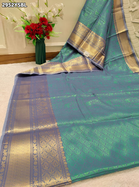 KcPc Beautiful Art Silk Saree in Banarasi Style with Elegant Finish  NSC