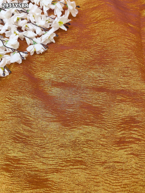 KcPc New Premium Banarasi Style Tissue Silk Saree with Exclusive Tari Border  NDA