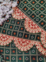 By Bandhani Saree With Festive Wear