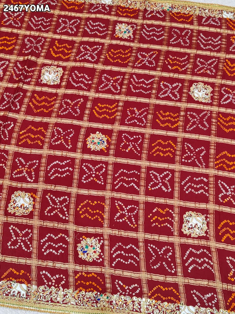 KcPc New Classic Traditional Gaji Silk Dupatta for Special Occasions  MNL