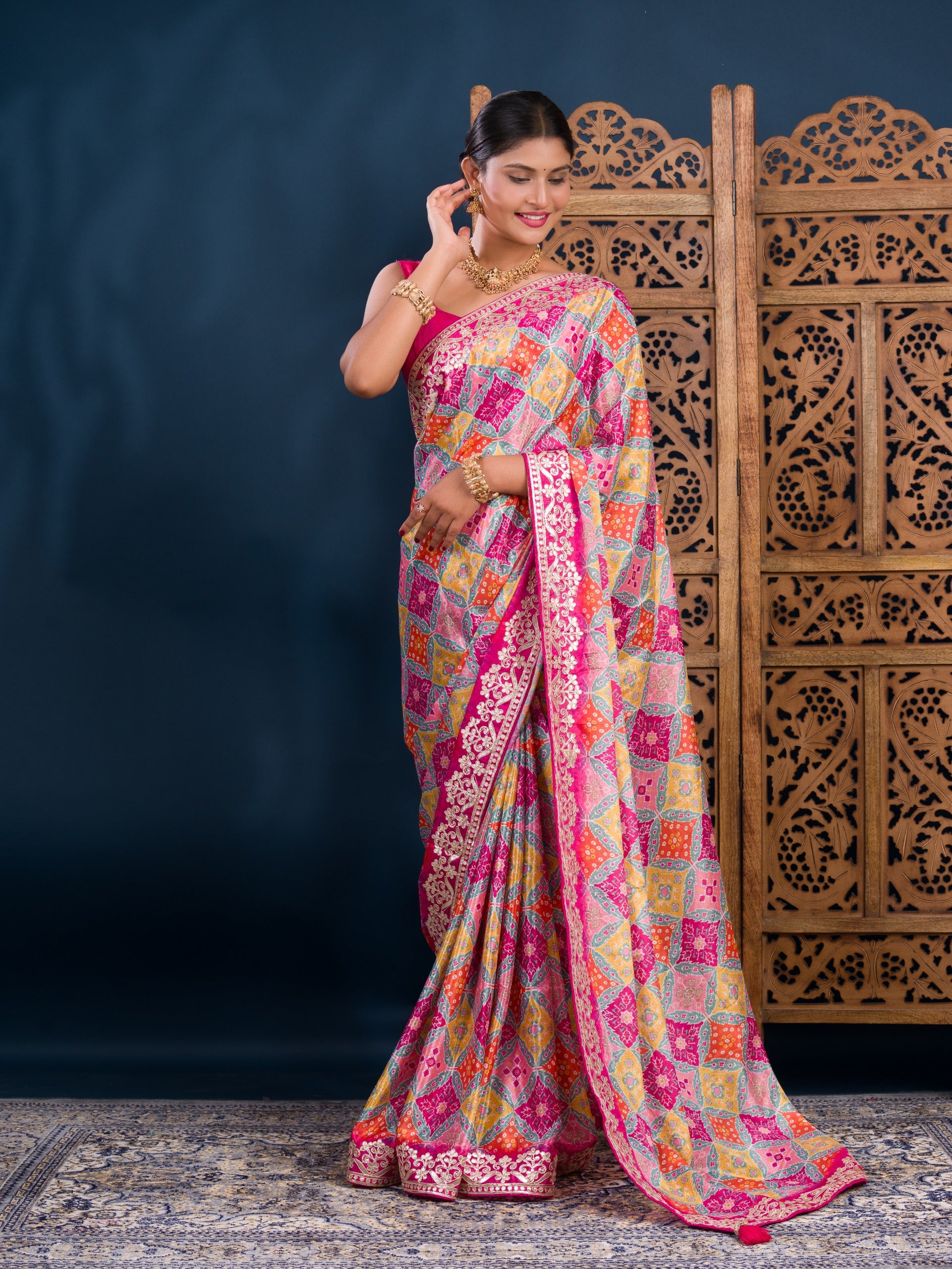 By Designer Digtal Saree 