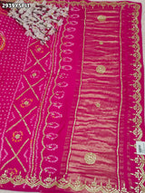 By BandhaniSaree With Traditional Wear 