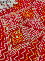 By BandhaniSaree With Traditional Wear 