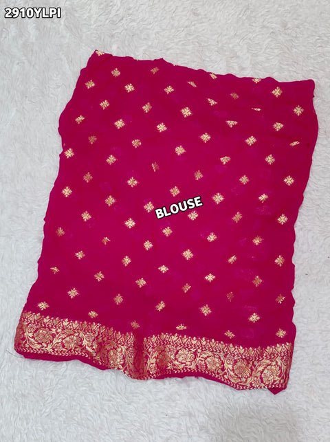 KcPc New Premium Khaddi Georgette Lehenga in Banarasi Zari Design   SFS