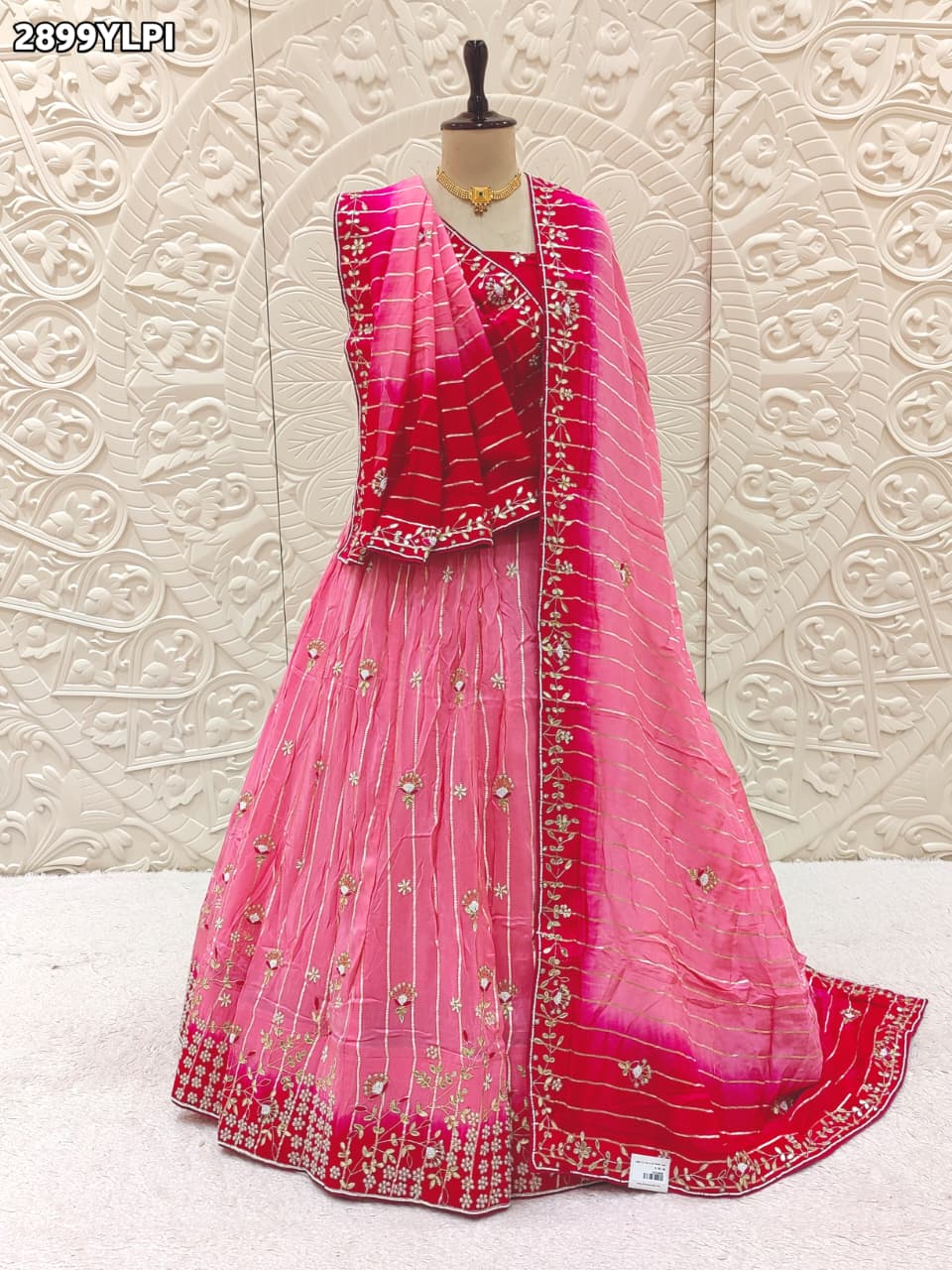 By Traditional Lehenga With Gota Patti Work 