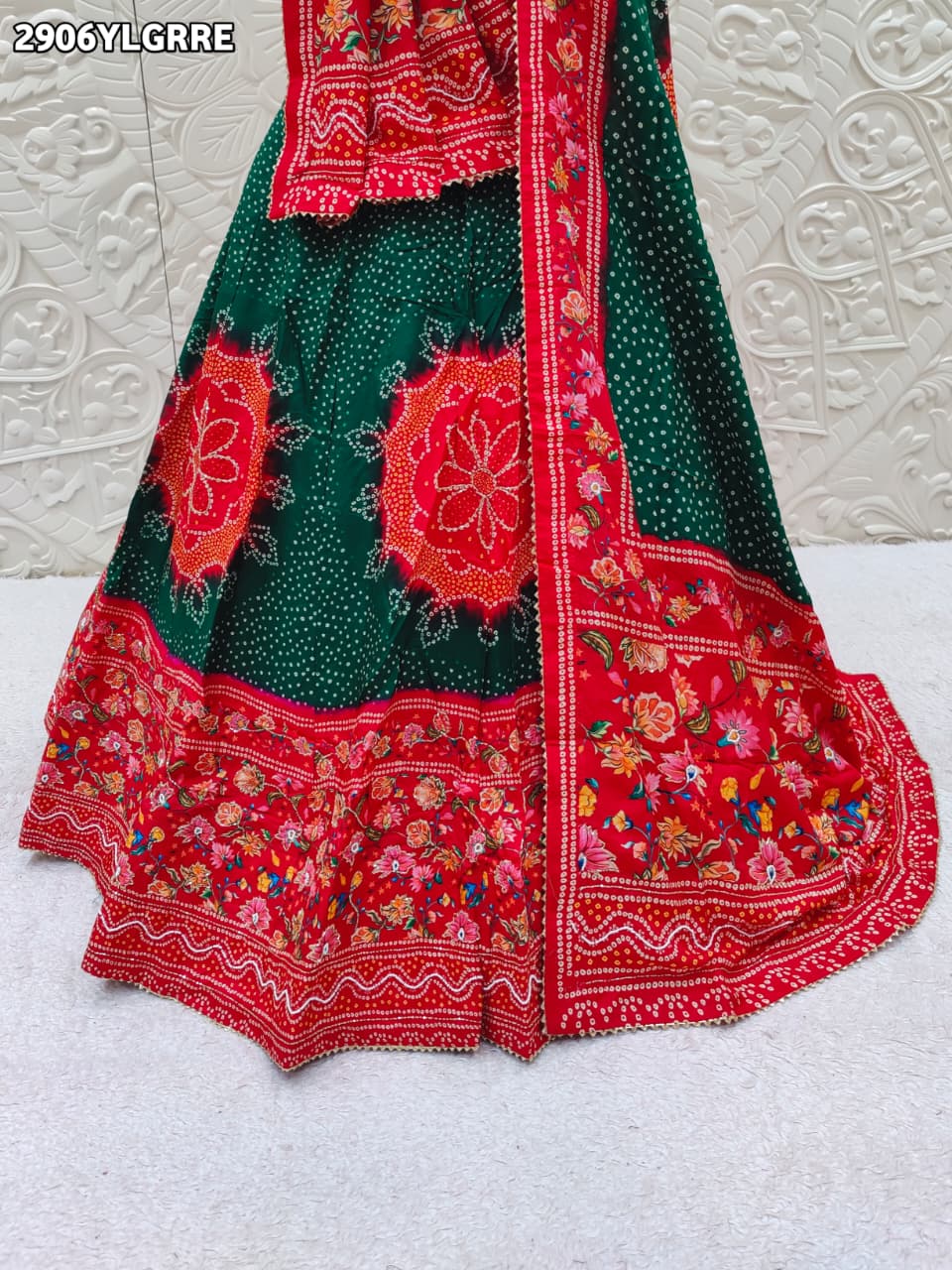 By Printed Style With Traditional Wear
