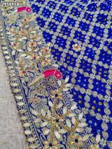 By Traditional Saree With Wedding Wear