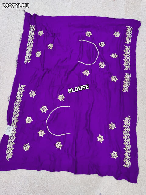 KcPc New Traditional Bandhani Gaji Silk Lehenga with Exquisite Gota Work  SFS