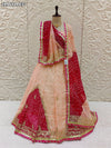 By Bandhani Lehenga With Traditional Wear