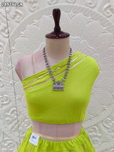By Traditional Style With Festive Wear