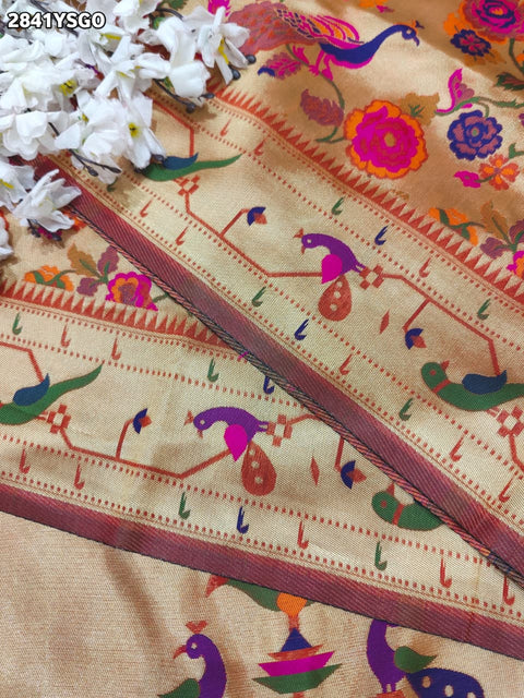 KcPc Graceful Banarasi Silk Saree with Kalamkari Touch DC