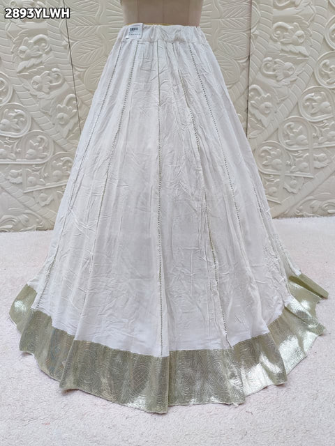 KcPc New Handcrafted Gota Work Cotton Silk Lehenga Timeless Style SSB