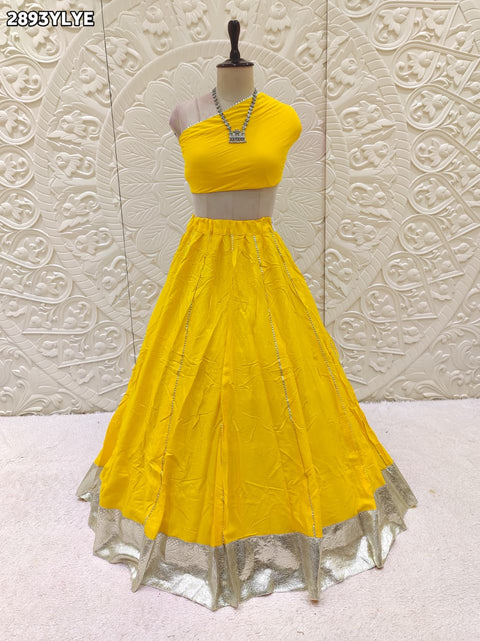 KcPC Elegance in Tradition: Cotton Silk Lehenga with Gota Highlights SSB