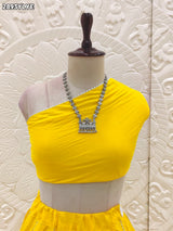 By Traditional Style With Festive Wear