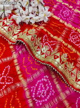 By Bandhani Saree With Festive Wear 
