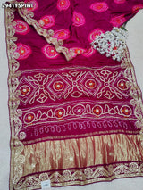 By Bandhani Saree With Wedding Wear 
