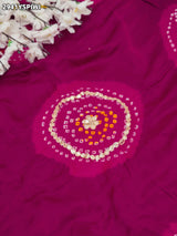 By Bandhani Saree With Wedding Wear 