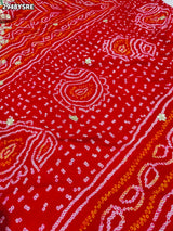 By Bandhani Saree With Wedding wear