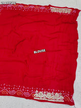 By Bandhani Saree With Wedding Wear 