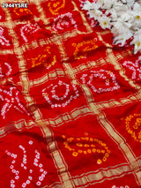 By Bandhani Saree With Wedding wear