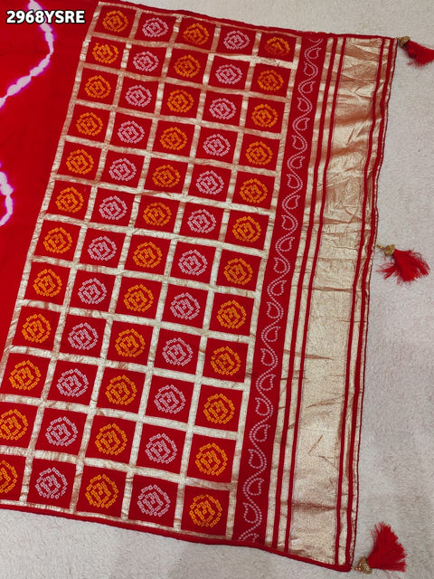 By Bandhani Saree